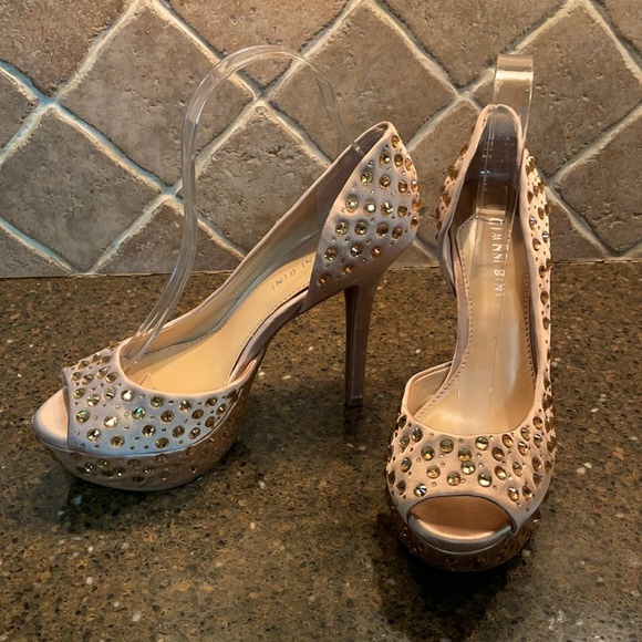 Gianni Bini Shoes - Bling platform pumps
